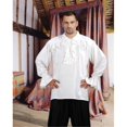 thumbnail image 1 of The Pirate Dressing C1108 Francis Drake Pirate Chemise - Blanc - 2TG, 1 of 1