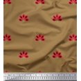 thumbnail image 1 of Soimoi polyester Crepe Fabric Artistic Floral Print Fabric by the Yard 52 Inch Wide, 1 of 5