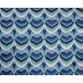 thumbnail image 3 of oneOone Polyester Lycra Fabric Waves Flame Stitch Printed Fabric 1 Yard 56 Inch Wide, 3 of 3
