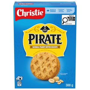 Peek Freans Pirate Oatmeal Cookies de beurre d'arachide