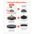 thumbnail image 3 of VEVOR 6 Pcs Stanchion Post with 4 Red Velvet Ropes & Sand Injection Hollow Base, 3 of 9