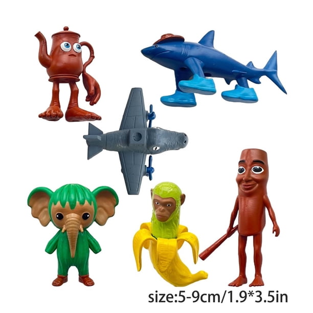 LOVEVER 24 Pack Tralalero Tralala Italian Brainrot Action Figures