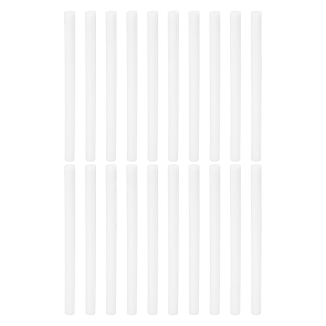 Unique Bargains Cotton Filter Sticks, Refill Sticks Filter Wicks Replacement (6.3'' x 0.39''), White 20Pack