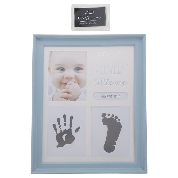 Baby Keepsake Footprint Frame Handprint Picture Kit Infant Photo Newborn Shower Hand Box Frames Foot Gifts Memorable