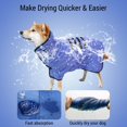 thumbnail image 4 of HAHDAXIA Tubbek Dog Bath Robe Dog Drying Coat Dry Fast Dog Bag Soft Dog Bathrobe Towel Fast Drying Super Absorbent Pet Dog Cat Bath Robe Towel, 4 of 6