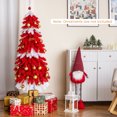 thumbnail image 4 of Costway 5 FT Artificial Candy Cane Christmas with 100 Warm White LED Lights 301 Branch Tips, 4 of 10
