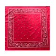 thumbnail image 4 of Wyoming Foulard Bandana en Soie Traders, Rouge 34.5x34.5 Régulier, 4 of 4