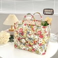 thumbnail image 1 of Home Textile Storage Fabric Organizer for Living Room Bathroom and Bedroom with Floral Print Design for Clothes and Item Storage Durable Polyester Blend Home Organization Solution, 1 of 3