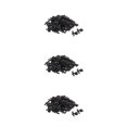 thumbnail image 3 of Redempat 120PCS 6mm Hole Dia Car Plastic Rivets Clip Fastener for Fender Bumper Push Pin M black M 3Set, 3 of 6
