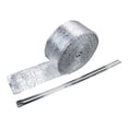 thumbnail image 2 of KLKCMS Ruban de Protection Thermique Double Face en Papier D\'aluminium et en Fibre de Verre, Résistant aux Hautes Températures, Multifonction et Auto - pour Fours et 1.5mmx50mmx5m, 2 of 9