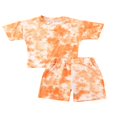 thumbnail image 2 of Toddlers Girls  Neck Slim Fit T-Shirt Shorts Set, 2 of 6