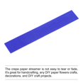 thumbnail image 3 of Uxcell 20Pcs Crepe Paper Roll Crepe Paper Decoration 3.1ft Long 2 Inch Wide for Wedding Ceremony, Dark Blue, 3 of 6