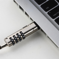 thumbnail image 3 of 10X 4 Digital Universal Lock USB Laptop Security Cable Lock for Computer, 3 of 6