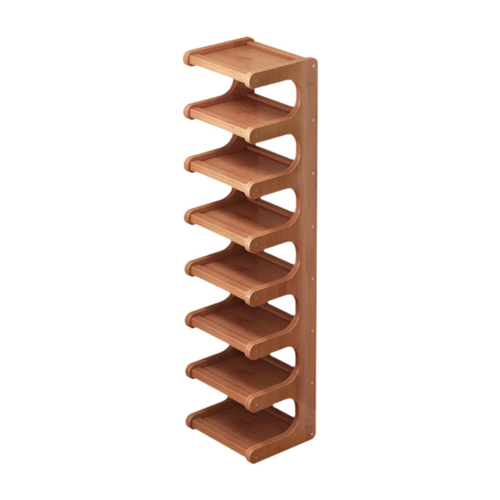 Luzkey Vertical Shoe Rack, Shoe Shelf, Freestanding, Space Saving, Corner Shoe Organizer, Shoe Storage Stand for Closet, Hallway, Entryway