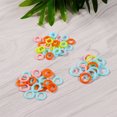 thumbnail image 5 of serony 100pcs Stitch Maker Ring Knitting Crochet Plastic Locking Ring Knitting Assistant Tool, Medium, 5 of 5
