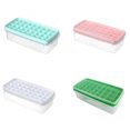 thumbnail image 2 of ruzhgo Ice Cube Tray Mold with Lid Reusable Rectangle Cubes Cream Maker Trays Removable Washable Freezer DIY Molds Kitchen Bar Light Green White, 2 of 6