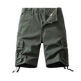 thumbnail image 1 of Birdeem Mens Plus Size Cargo Shorts Multi-Pockets Relaxed Summer Beach Shorts Pants, 1 of 10
