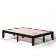thumbnail image 4 of Gymax 14'' Full Size Wooden Platform Bed Frame w/ Strong Slat Support Espresso, 4 of 7