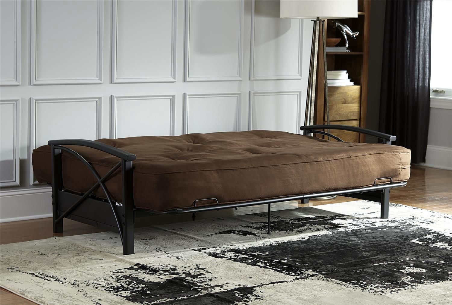 Matelas de Futon de 8 po en Microfibre avec ressorts de DHP