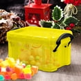 thumbnail image 5 of Yhmxh Closet Organizers and Storage Candy Color Mini Storage Box Transparent Storage Box 0.14 Liters Small Glove Box Cute Lock Jewelry Box Mini Storage, 5 of 5