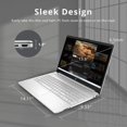 thumbnail image 4 of HP Portable Étudiant 15,6 Pouces HD, Intel Pentium Silver N5030, 32 Go RAM, SSD PCIe 2 To, Intel UHD Graphics, Caméra Web HD, Pavé Numérique, Wi‐Fi 5, Bluetooth, Windows 11, Argent, Carte USB 32 Go, 4 of 8
