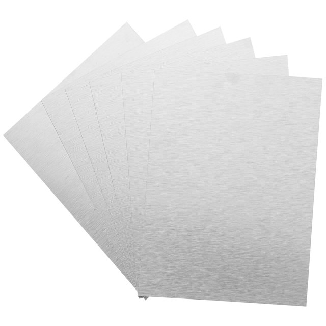 Shisuyan Party Scene Layout Metal Frame Silver 6Pcs 7.86X5.89X0.04In