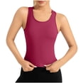 thumbnail image 1 of Plebaso Womens Short Sleeve Workout Yoga Tank Tops Racerback Sleeveless Stretch Shirts Activewear for Women, 1 of 6