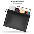 thumbnail image 3 of Baohd Waterproof Document Pouch Portable Fireproof money pouch for Contract Large, 3 of 9