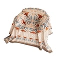 thumbnail image 2 of Serviette de Canapé Super Douce Multicolore Style Boho Couverture Nappe Respirante Housse de Fauteuil Inclinable Housse de Canapé Motif Géométrique Léger, 2 of 9