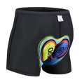 thumbnail image 2 of Cycling Padded 3D Extra Thick Padded Tight Half Pants Dark Blue, 2 of 8