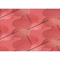 thumbnail image 1 of Ahgly Company Tapis d'Intérieur Rectangulaires Transitionnels Rouges Lavables à la Machine, 4 Pieds x 6 Pieds, 1 of 7