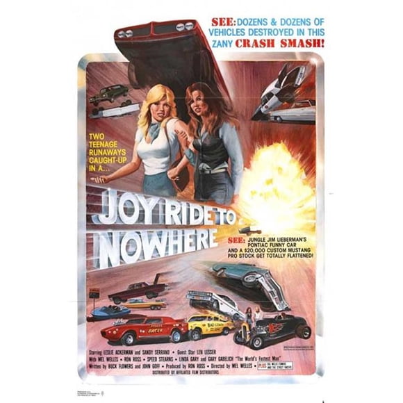 Posterazzi MOVCB91043 Joyride to Nowhere Movie Poster - 27 x 40 in.