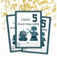 thumbnail image 2 of Darling Souvenir White Birthday Invitation Card Printable Elegant Fill or Write In Blank Party Invites 28 Pcs 5 x 7 Inches, 2 of 5