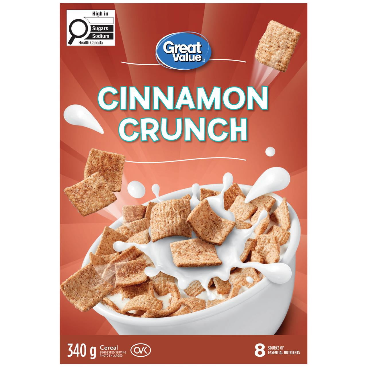 Great Value Cinnamon Crunch Cereal