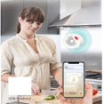 thumbnail image 3 of Tuya Air Alarm Combustion Fuel Air WiFi Detector Home Kitchen Office Smart Safety Alarm US, 3 of 9