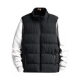 thumbnail image 3 of LUXUR Manteau Homme à Fermeture Éclair Complète Mode Automne Noir P, 3 of 3