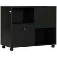 thumbnail image 1 of Vinsetto Lateral File Cabinet with Wheels Mobile Printer Stand, 1 of 10