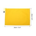 thumbnail image 2 of Unique Bargains Waterproof Zipper File Bags, A4 Document Holders for Office, Yellow 3 Pack, 2 of 6