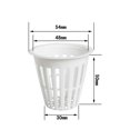 thumbnail image 3 of DYNWAVECA 25Pcs 5cm Garden Slotted Cups Pots Basket for Hydroponics Orchids - White, 2 Inch, 3 of 7