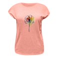 thumbnail image 4 of WEIYLL Womens Tshirt Cap Sleeve Summer Loose Fit Pink Tee Sizes M, 4 of 4