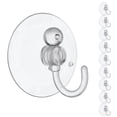 thumbnail image 1 of 10 Pcs Ventouse Réutilisable en PVC avec Crochet Solide pour Décoration de Maison en Verre, 1 of 9