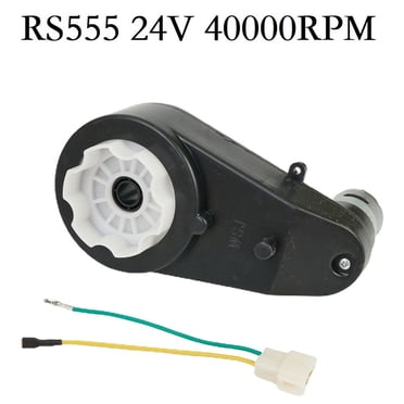 Boîte de Vitesses Électrique RS555 24V 40000RPM Remplacement pour Voiture Jouet Portable pour Enfants