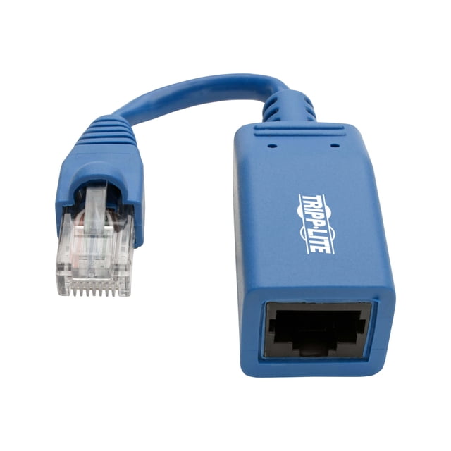 Tripp Lite Adaptateur de Câble pour Console Cisco (M/F) - RJ45 à RJ45, Bleu, 5 Po. - Adaptateur Série - RJ-45 (M) à RJ-45 (F) - 42 Pieds - Chat 5e/6 - Moulé - Bleu