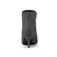 thumbnail image 3 of Unique Bargains Bottines à Talon Aiguille à Bout Pointu à Fermeture Éclair pour Femmes, 3 of 7