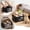 ❥❥Black_New#979, variant on Pet Storage Organizer Basket with Wooden Handles for Toys Treats Food Bags and Supplies