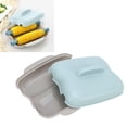 thumbnail image 4 of Microwave Corn Cooker, 7 To 8 Minutes 2 Corn Cobs Heat  Steamed Corn Box Lightweight With Handle For Kitchen Blue,Beige, 4 of 8