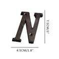 thumbnail image 1 of CEHVOM Creative Alloy Wrought Iron Number Letter Creative DIY House Letter Clearance, 1 of 2