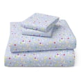 thumbnail image 1 of Mainstays Kids Ensemble de draps en microfibre, grand lit, étoiles, 4 pièces., 1 of 8