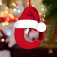 thumbnail image 5 of Fridja 26 Letters Christmas Tree Decoration Pendant, Christmas Tree Ornaments Personalized DIY Christmas Ornaments Christmas Decoration Xmas Tree Hanging Decor (C), 5 of 5