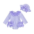 thumbnail image 1 of Liyamei Girls Swimsuit UPF 50 Sun Rash Guard Bathing For Toddler Kids Summer Beach Pool Size 3-6 Months, 1 of 3